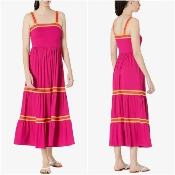 NWT Ted Baker Norabel Tiered Jersey Vest Dress
